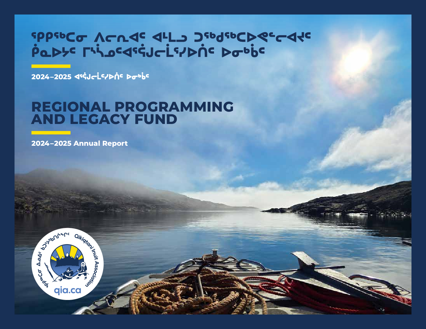 QIA Regional Programming Legacy Fund Report 2024-2025